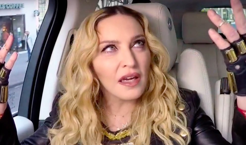 Madonna se sube al ‘Carpool Karaoke’ de James Corden