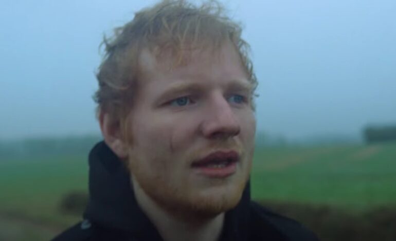  Ed Sheeran, rajado, regala un vídeo al single de menor éxito de su nuevo era