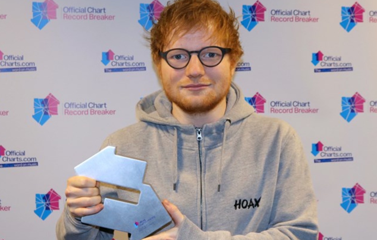  UK / Ed Sheeran barre a la competencia con más de 400.000 copias vendidas de sus singles