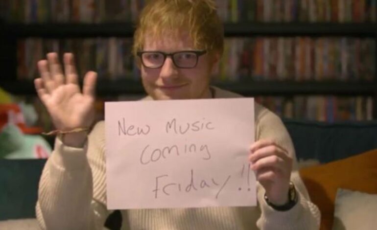  ¿Con qué dirección volverá Ed Sheeran este mismo viernes?