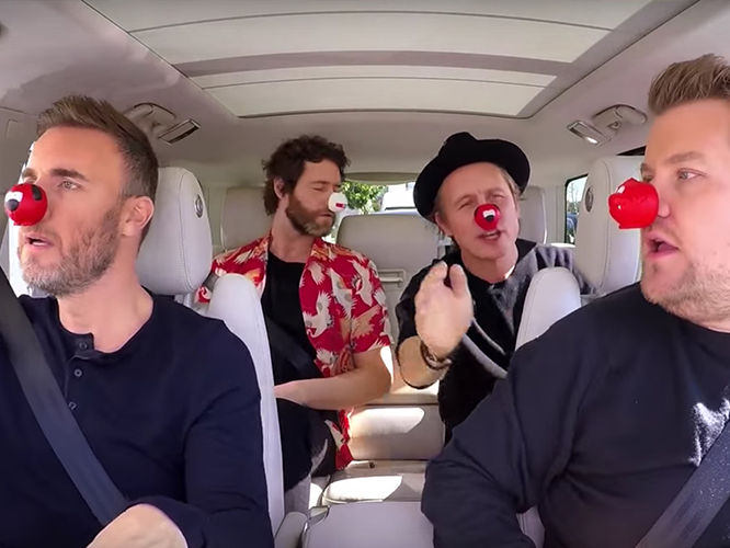 Hilarante Carpool Karaoke con Take That: «¿Quién será el siguiente en abandonar?»
