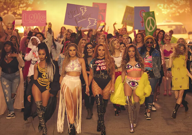  Derroche de ‘Power’ feminista, con Little Mix conviertidas en las millennial Village People