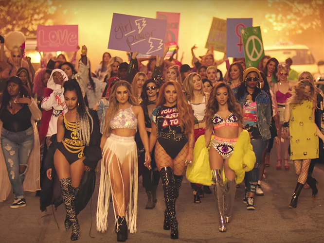  Derroche de ‘Power’ feminista, con Little Mix conviertidas en las millennial Village People