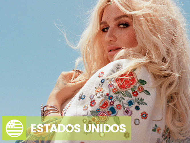 US CHARTS | Kesha mejora los datos de ‘Warrior’ con el #1 de ‘Rainbow’