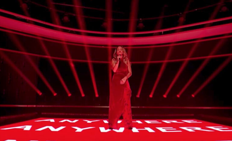  Rita Ora presenta ‘Anywhere’ con una eurovisiva actuación en el Reino Unido