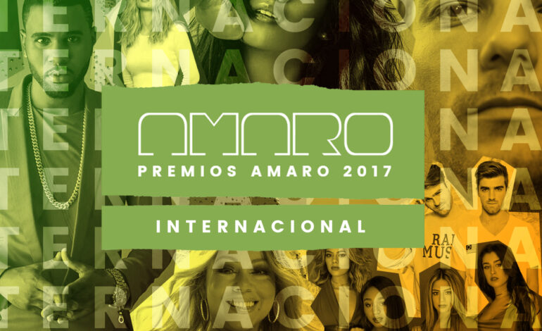 Premios Amaro 2017 | Los nominados en la categoría internacional