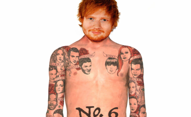  Ed Sheeran da los nombres de los 22 colaboradores de su nuevo álbum, ‘No. 6’
