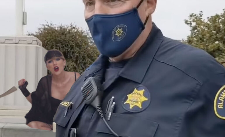  Taylor Swift se convierte en surrealista co-protagonista de un altercado de la policía