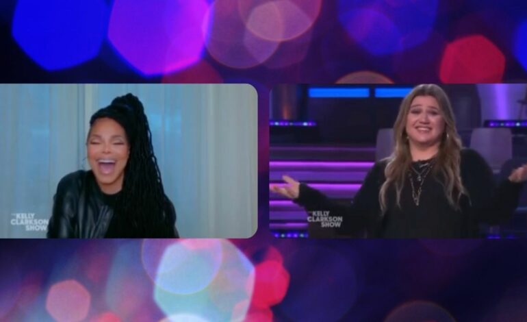  Kelly Clarkson, fascinantemente histérica en su entrevista a Janet Jackson
