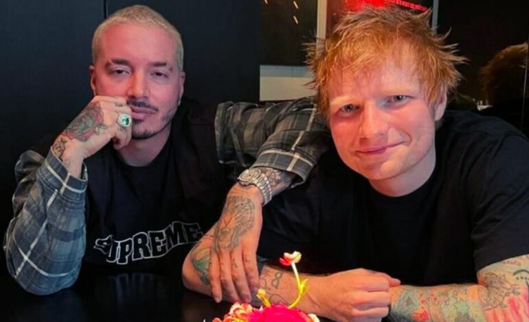  Y se abrió el melón tras la intriga: Ed Sheeran publicará un álbum conjunto con J Balvin