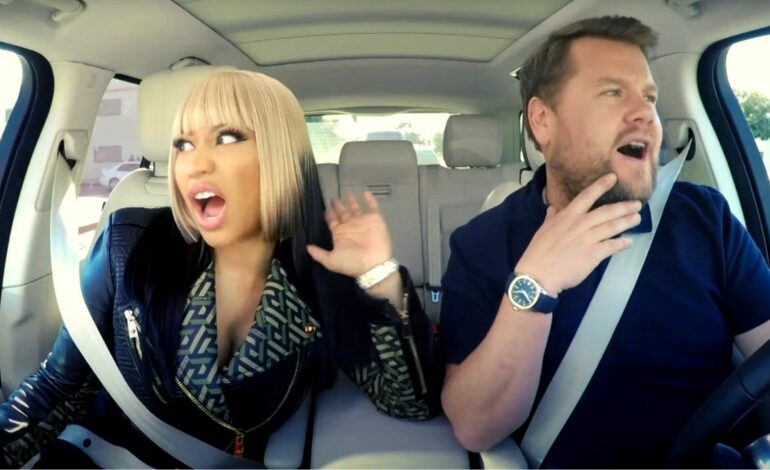  James Corden pone todos los temas que Nicki Minaj detesta en su ‘Carpool Karaoke’