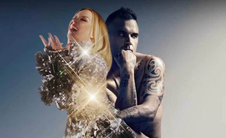  Kylie pone su granito de arena a la prejubilación de Robbie Williams con ‘Kids (XXV)’