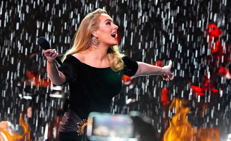  Confetti, pantalla inmensiva, fuego y agua: arranca la gira imaginaria de Adele en Las Vegas