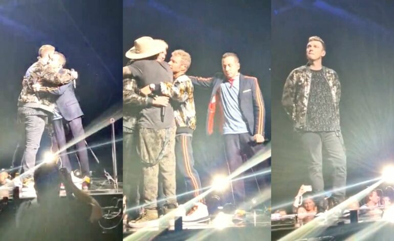  Backstreet Boys recuerdan a Aaron Carter entre lágrimas en su concierto en el O2 de Londres