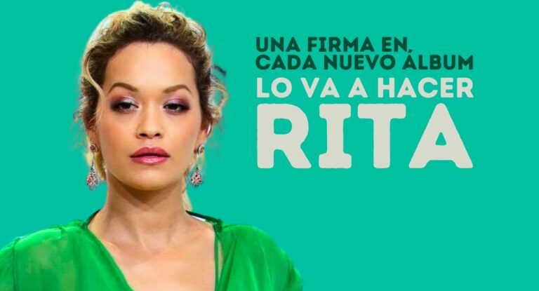 Llamadnos locos, pero algo nos dice que los discos de Rita Ora los ha firmado… Rita