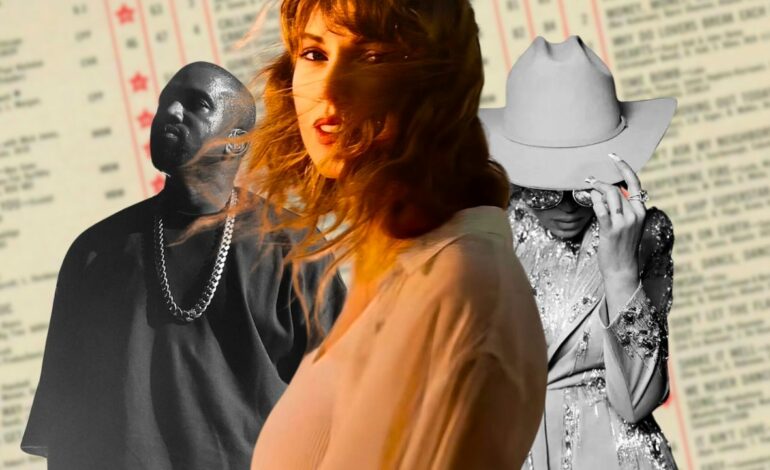  Taylor Swift, decisiva en la posición de entrada en Billboard de lo nuevo de Kanye West y Beyoncé