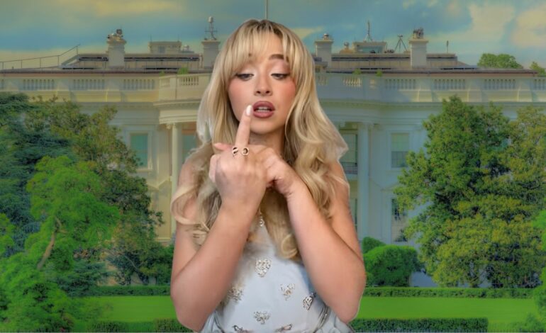  Sabrina Carpenter abronca a La Casa Blanca, que pierde los papeles después