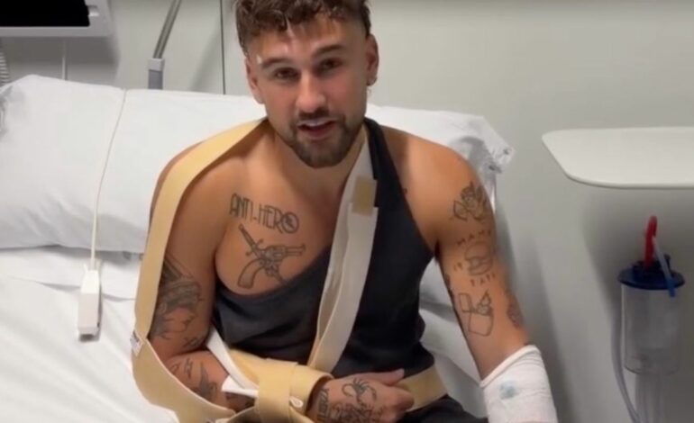  La gira de Dani Fernández, en duda tras la caída y posterior operación de urgencia del artista