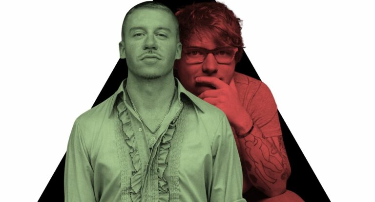 La traición de Ed Sheeran a Macklemore se salda con un comunicado bomba y una defensa patética